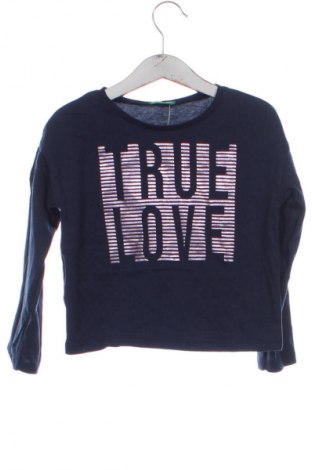 Bluză pentru copii United Colors Of Benetton, Mărime 4-5y/ 110-116 cm, Culoare Albastru, Preț 40,99 Lei