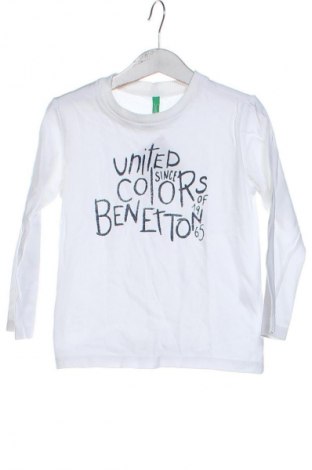 Kinder Shirt United Colors Of Benetton, Größe 4-5y/ 110-116 cm, Farbe Weiß, Preis 8,99 €