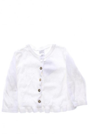 Kinder Strickjacke Carter's, Größe 6-9m/ 68-74 cm, Farbe Weiß, Preis 8,70 €