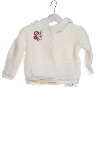Kinder Strickjacke F&F, Größe 12-18m/ 80-86 cm, Farbe Weiß, Preis 6,99 €