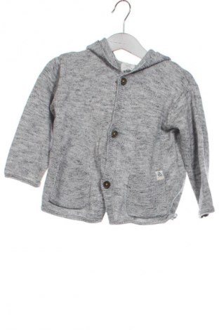 Pulover cu nasturi pentru copii Zara, Mărime 12-18m/ 80-86 cm, Culoare Gri, Preț 29,99 Lei