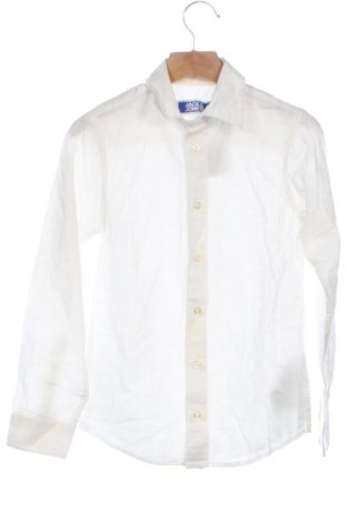 Παιδικό πουκάμισο Jack & Jones, Μέγεθος 6-7y/ 122-128 εκ., Χρώμα Λευκό, Τιμή 11,99 €