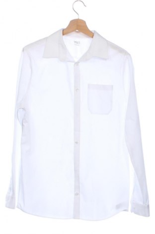 Dziecięca koszula Marks & Spencer, Rozmiar 15-18y/ 170-176 cm, Kolor Biały, Cena 32,32 zł