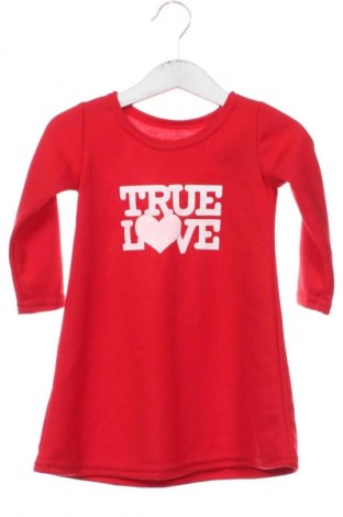 Kinderkleid Unbranded, Größe 2-3y/ 98-104 cm, Farbe Rot, Preis 8,99 €