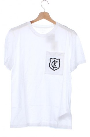 Gyerek póló Calvin Klein Jeans, Méret 14-15y / 168-170 cm, Szín Fehér, Ár 4 889 Ft