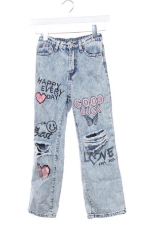 Dziecięce jeansy SHEIN, Rozmiar 8-9y/ 134-140 cm, Kolor Niebieski, Cena 48,99 zł
