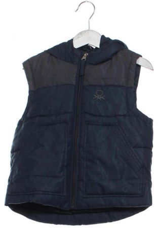Vestă pentru copii United Colors Of Benetton, Mărime 3-4y/ 104-110 cm, Culoare Albastru, Preț 73,99 Lei