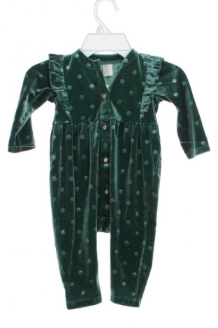 Детски гащеризон H&M, Размер 6-9m/ 68-74 см, Цвят Зелен, Цена 55,85 лв.