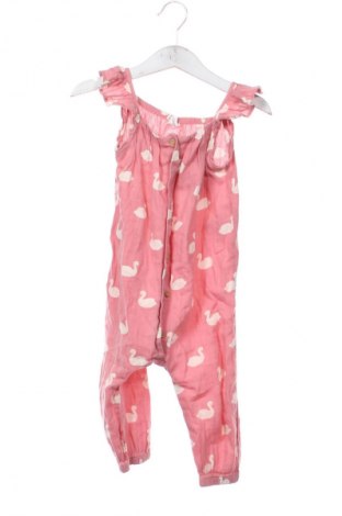Kinder Overall H&M, Größe 12-18m/ 80-86 cm, Farbe Aschrosa, Preis 13,99 €