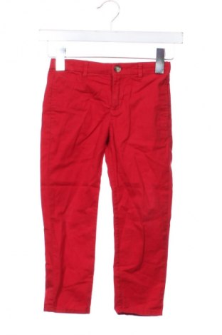 Детски панталон H&M, Размер 4-5y/ 110-116 см, Цвят Червен, Цена 14,99 лв.