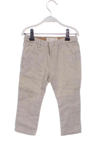 Pantaloni pentru copii Zara, Mărime 12-18m/ 80-86 cm, Culoare Bej, Preț 36,99 Lei