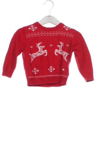 Detský sveter  Marks & Spencer, Veľkosť 6-9m/ 68-74 cm, Farba Červená, Cena  8,95 €