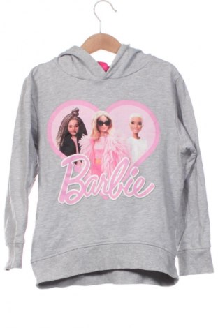 Παιδικό φούτερ Barbie, Μέγεθος 6-7y/ 122-128 εκ., Χρώμα Γκρί, Τιμή 11,00 €