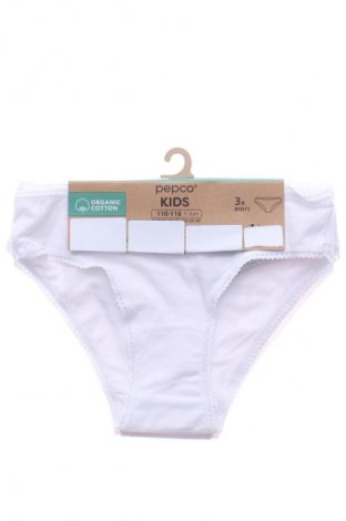 Kinderunterwäsche Pepco, Größe 4-5y/ 110-116 cm, Farbe Weiß, Preis 7,67 €