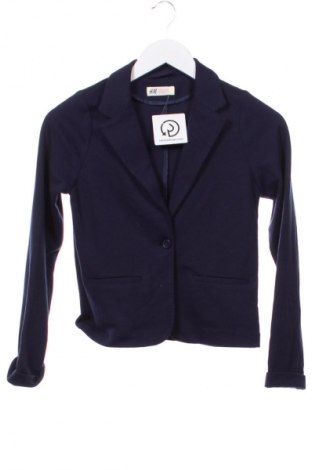 Детско сако H&M, Размер 10-11y/ 146-152 см, Цвят Син, Цена 59,84 лв.