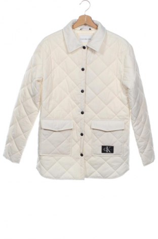 Kinderjacke Calvin Klein Jeans, Größe 15-18y/ 170-176 cm, Farbe Ecru, Preis € 88,00