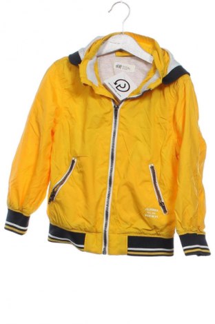 Παιδικό μπουφάν H&M, Μέγεθος 4-5y/ 110-116 εκ., Χρώμα Κίτρινο, Τιμή 16,00 €