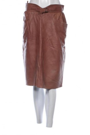 Bőrszoknya Unbranded, Méret L, Szín Barna, Ár 21 896 Ft