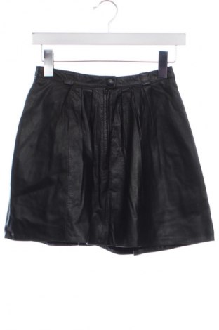 Кожена пола Unbranded, Размер XXS, Цвят Черен, Цена 58,14 лв.