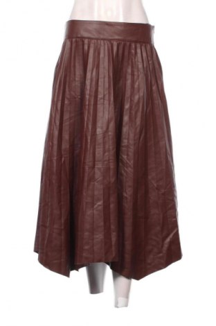 Kožená sukňa  Zara, Veľkosť L, Farba Hnedá, Cena  18,95 €