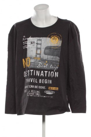 Ανδρική μπλούζα Man's World, Μέγεθος 4XL, Χρώμα Γκρί, Τιμή 18,99 €