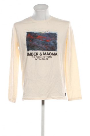 Bluză de bărbați Tom Tailor, Mărime L, Culoare Ecru, Preț 196,99 Lei