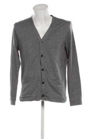 Herren Strickjacke H&M, Größe L, Farbe Grau, Preis 37,32 €