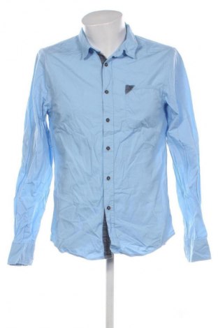 Herrenhemd Bershka, Größe L, Farbe Blau, Preis € 12,99