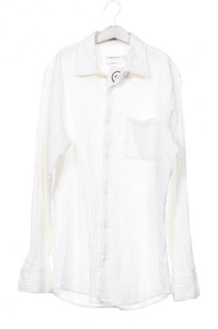 Herrenhemd Calvin Klein, Größe S, Farbe Weiß, Preis € 34,78
