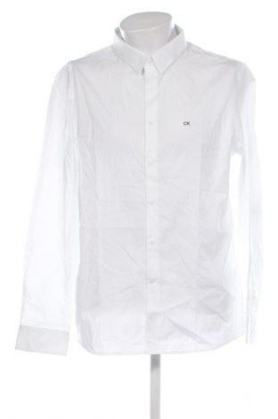 Herrenhemd Calvin Klein, Größe XXL, Farbe Weiß, Preis 53,99 €