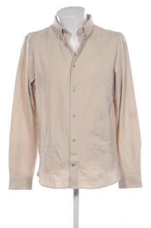 Ανδρικό πουκάμισο Calvin Klein, Μέγεθος L, Χρώμα  Μπέζ, Τιμή 91,99 €