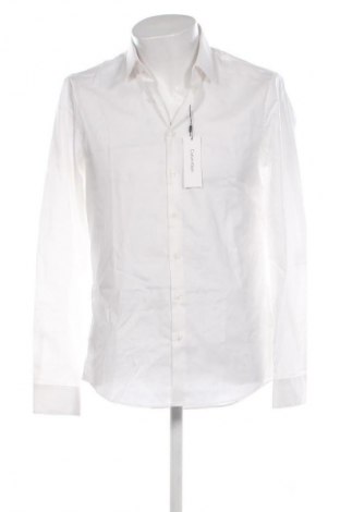 Herrenhemd Calvin Klein, Größe L, Farbe Weiß, Preis € 62,99