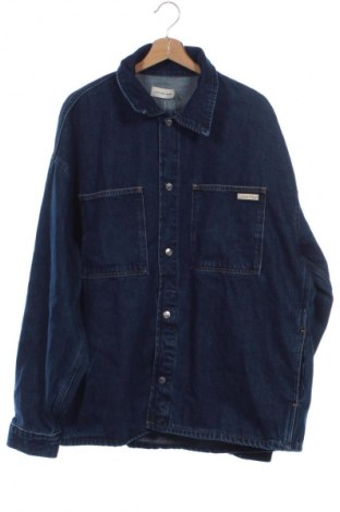 Cămașă de bărbați Calvin Klein Jeans, Mărime XXS, Culoare Albastru, Preț 382,99 Lei