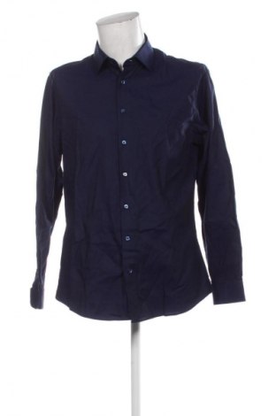 Męska koszula Dressmann, Rozmiar L, Kolor Niebieski, Cena 77,75 zł