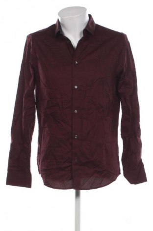 Мъжка риза H&M, Размер L, Цвят Червен, Цена 14,99 лв.