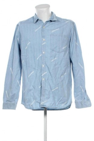 Ανδρικό πουκάμισο Jack & Jones, Μέγεθος XL, Χρώμα Μπλέ, Τιμή 15,50 €