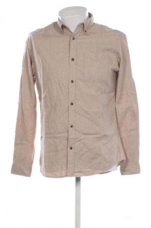 Ανδρικό πουκάμισο Jack & Jones, Μέγεθος M, Χρώμα  Μπέζ, Τιμή 11,99 €
