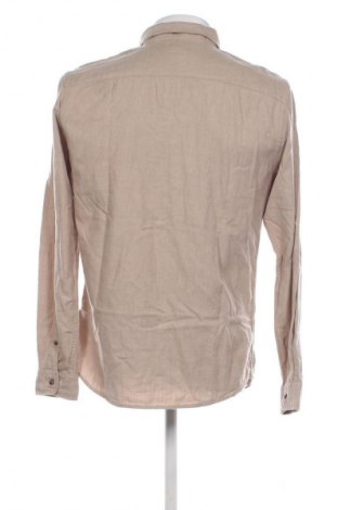 Ανδρικό πουκάμισο Jack & Jones, Μέγεθος M, Χρώμα  Μπέζ, Τιμή 11,99 €