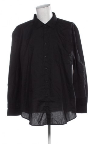 Ανδρικό πουκάμισο Man's World, Μέγεθος 4XL, Χρώμα Μαύρο, Τιμή 28,99 €