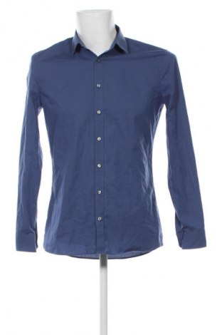 Ανδρικό πουκάμισο Olymp, Μέγεθος M, Χρώμα Μπλέ, Τιμή 28,04 €