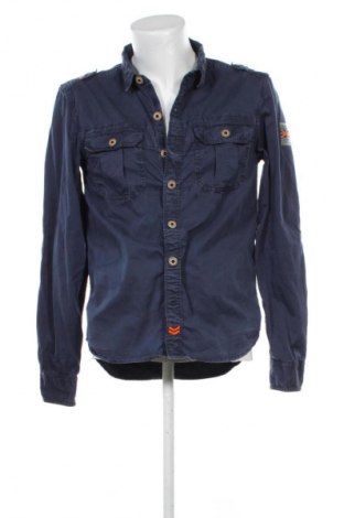 Herrenhemd Superdry, Größe L, Farbe Blau, Preis € 20,02