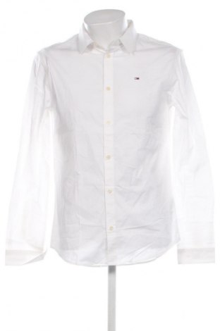 Męska koszula Tommy Jeans, Rozmiar M, Kolor Biały, Cena 377,99 zł