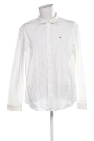 Męska koszula Tommy Jeans, Rozmiar XXL, Kolor Biały, Cena 377,99 zł