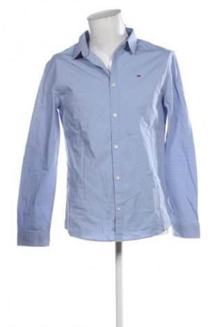 Cămașă de bărbați Tommy Jeans, Mărime L, Culoare Albastru, Preț 157,99 Lei