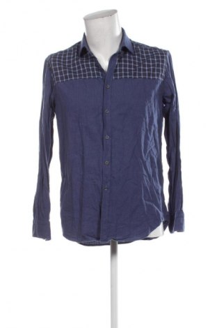 Herrenhemd Unbranded, Größe M, Farbe Blau, Preis € 14,99