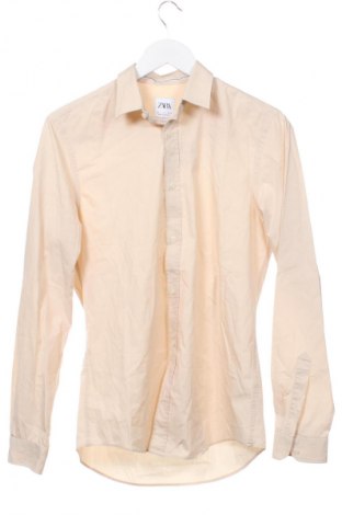 Herrenhemd Zara, Größe S, Farbe Beige, Preis 22,99 €