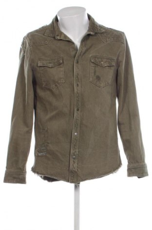 Ανδρικό πουκάμισο Zara, Μέγεθος L, Χρώμα Πράσινο, Τιμή 11,99 €