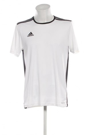 Мъжка тениска Adidas, Размер L, Цвят Бял, Цена 27,37 лв.