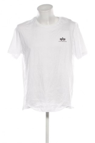 Pánske tričko  Alpha Industries, Veľkosť XXL, Farba Biela, Cena  37,95 €