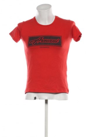 Мъжка тениска Armani Exchange, Размер S, Цвят Червен, Цена 62,00 лв.